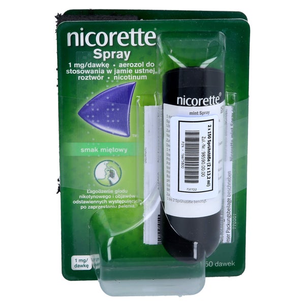 Nicorette Mint Spray 1 mg/Sprühstoß - Reimport 2 St
