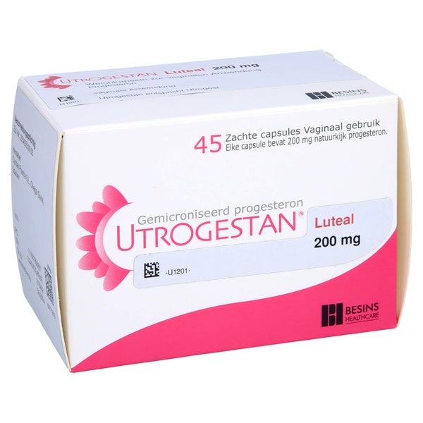 UTROGESTAN Luteal 200 mg Weichkaps.z.vaginal.Anwe. 45 St