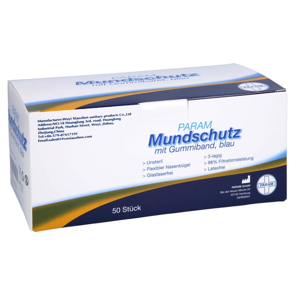 Mundschutz 3lagig Einweg 50 St