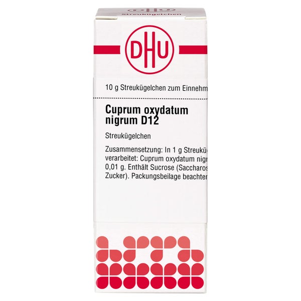 Cuprum Oxydatum Nigrum D 12 Globuli 10 g