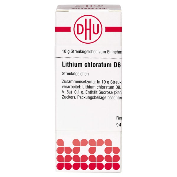 Lithium Chloratum D 6 Globuli 10 g