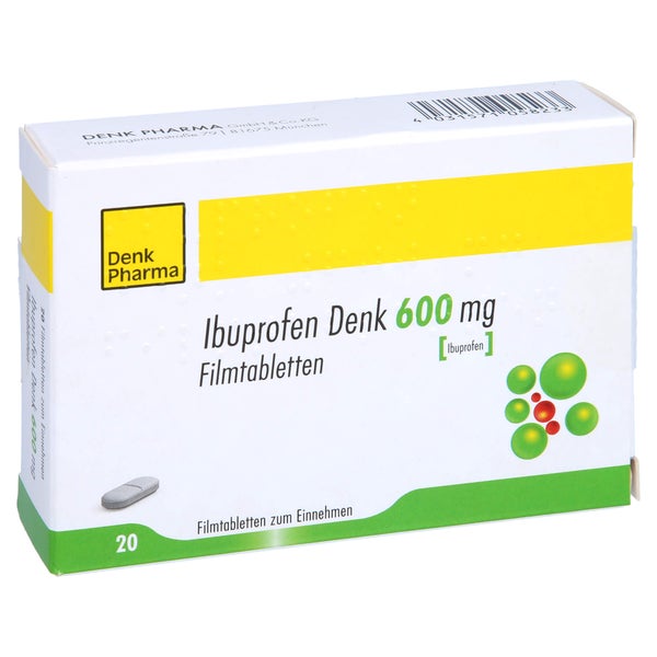 Ibuprofen Denk 600 mg Filmtabletten 20 St