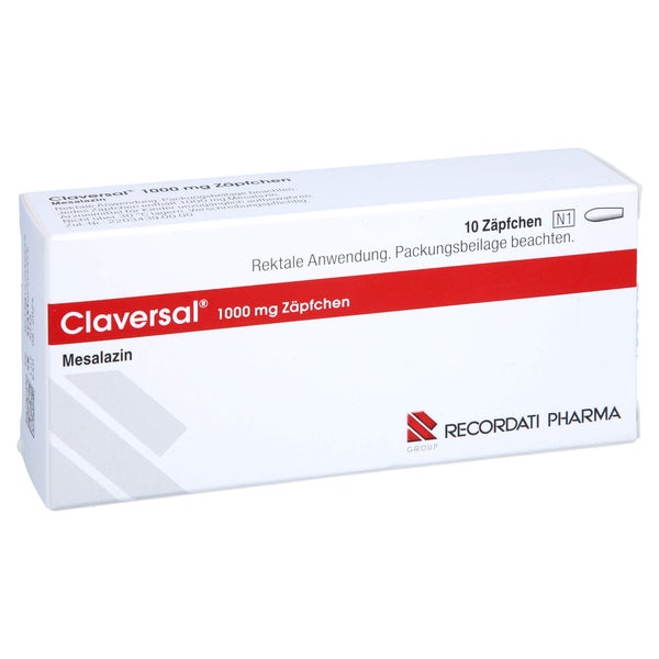 Claversal 1000 mg Zäpfchen 10 St