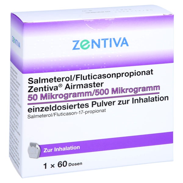 SALMETEROL/Fluticasonpropionat Zen.Air.50/500 µg 60 St