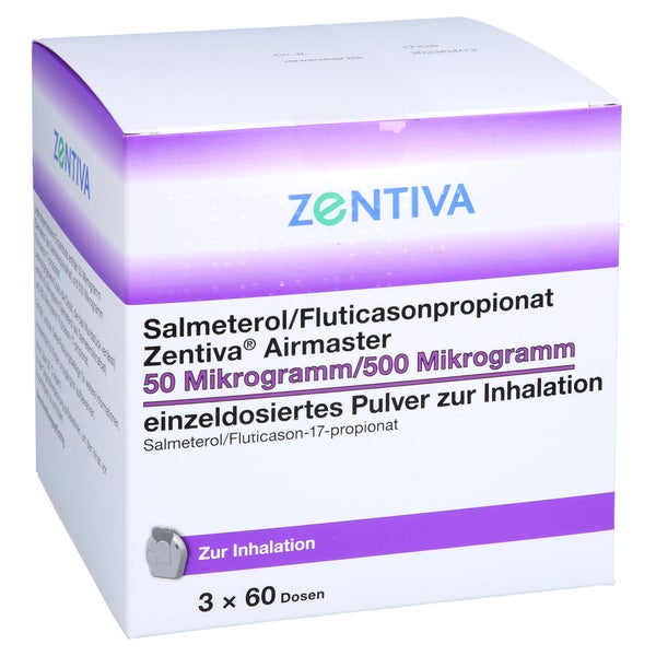 SALMETEROL/Fluticasonpropionat Zen.Air.50/500 µg 180 St
