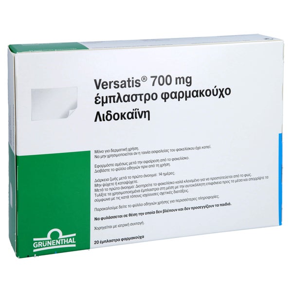 VERSATIS 700 mg wirkstoffhaltiges Pflaster 20 St