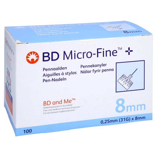 BD Micro-fine+ Pen-nadeln 0,25x8 mm 31 G 110 St