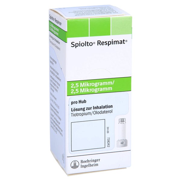 SPIOLTO Respimat 2,5 µg/2,5 µg Hub Nachfüllpackung 1X4,0 ml