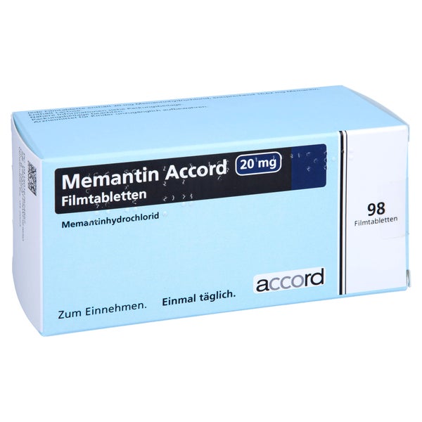 Memantin Accord 20 mg Filmtabletten 98 St