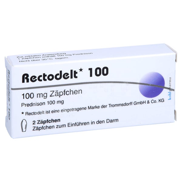 Rectodelt 100 mg Zäpfchen 2 St