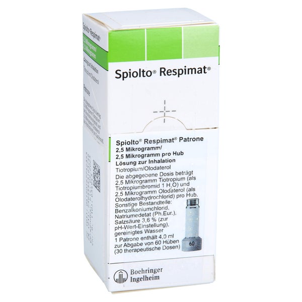 SPIOLTO Respimat 2,5 µg/2,5 µg Hub Nachfüllpackung 1X4,0 ml