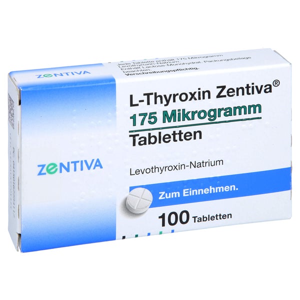 L-THYROXIN Zentiva 175 Mikrogramm Tabletten 100 St