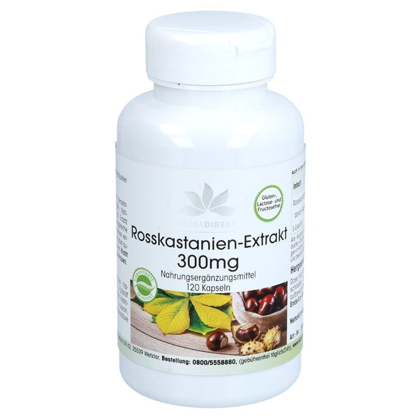 Rosskastanien Extrakt 300 mg Kapseln 120 St