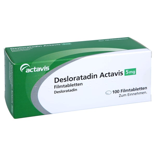 Desloratadin Actavis 5 mg Filmtabletten 100 St
