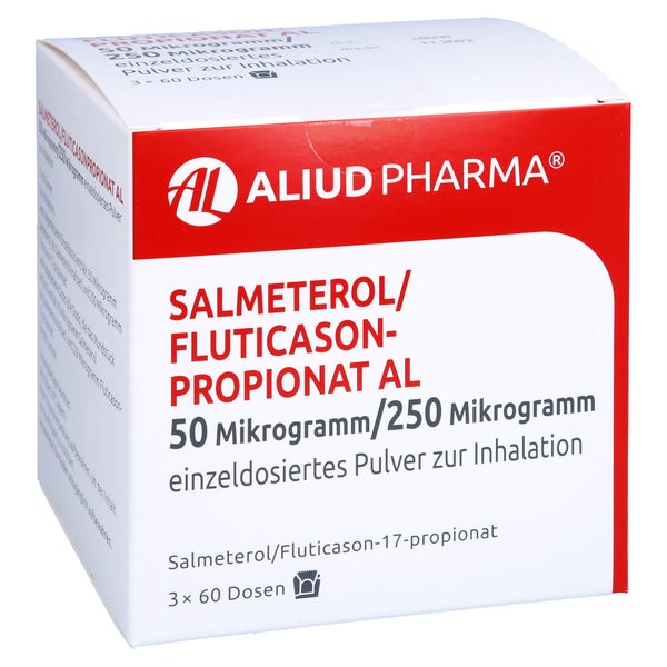 SALMETEROL/Fluticasonpropionat AL 50µg/250µg 3x60 3X60 St