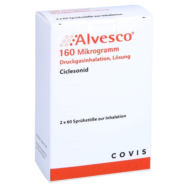ALVESCO 160 µg 2x60 Hub Druckgasinhalation 2 St