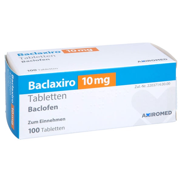 Baclaxiro 10 mg Tabletten 100 St