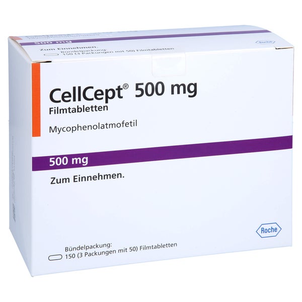 Cellcept 500 mg Filmtabletten 150 St
