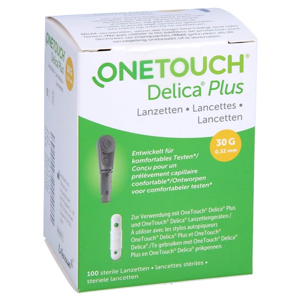 One Touch Delica Plus Nadellanzetten 30 G 0,32mm 100 St