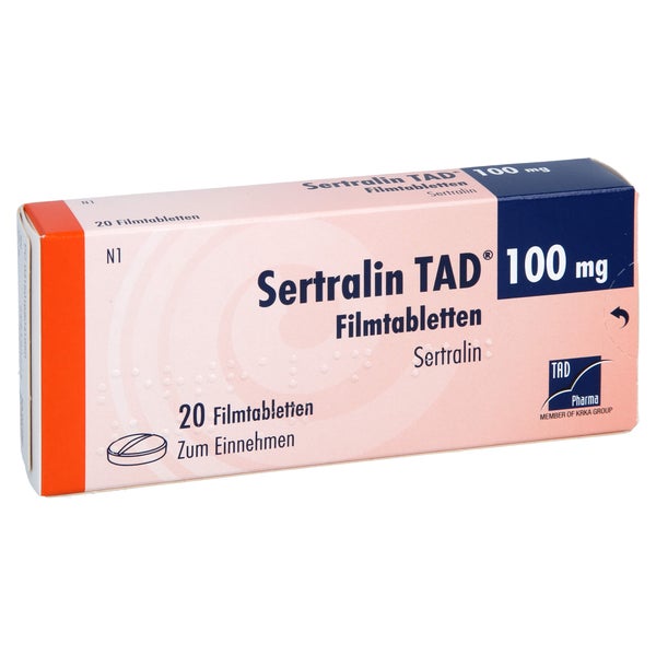 Sertralin TAD 100 mg Filmtabletten 20 St