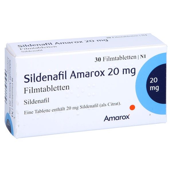 Sildenafil Amarox 20 mg Filmtabletten 30 St