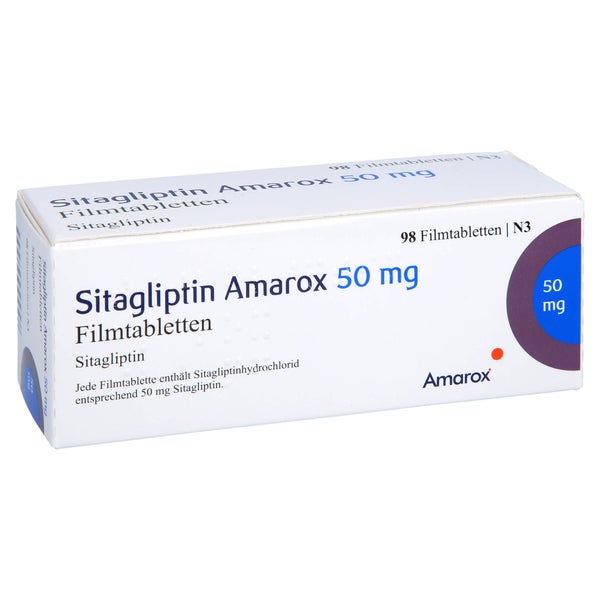 Sitagliptin Amarox 50 mg Filmtabletten 98 St