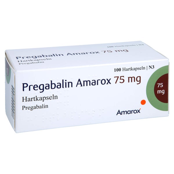 Pregabalin Amarox 75 mg Hartkapseln 100 St