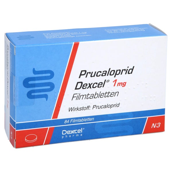 Prucaloprid Dexcel 1 mg Filmtabletten 84 St