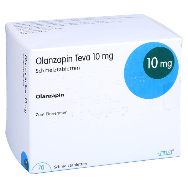 Olanzapin Teva 10 mg Schmelztabletten 70 St