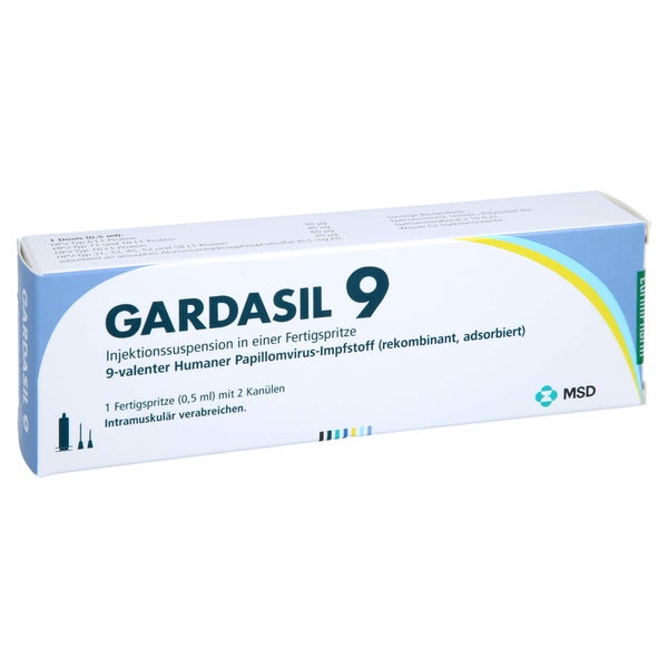 Gardasil 9 Inj.-sus.i.e.fertigspritze 1 St