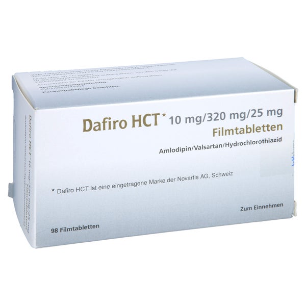 DAFIRO HCT 10 mg/320 mg/25 mg Filmtabletten 98 St