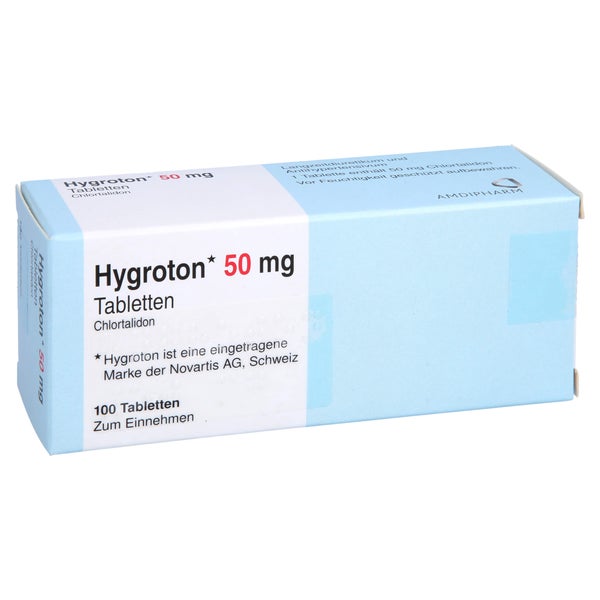 Hygroton 50 mg Tabletten 100 St
