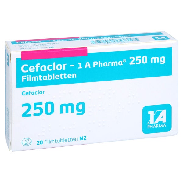 Cefaclor-1a Pharma 250 mg Filmtabletten 20 St