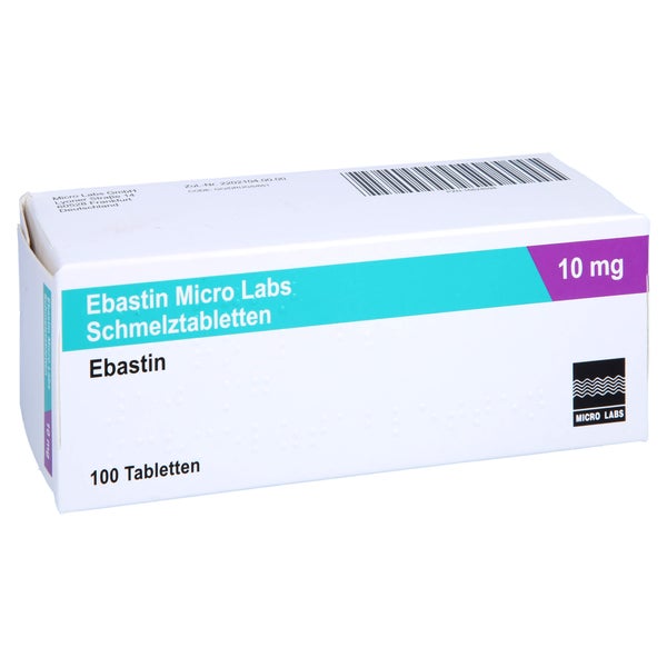 EBASTIN Micro Labs 10 mg Schmelztabletten 100 St