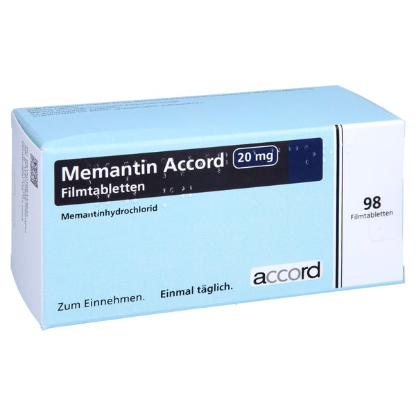 Memantin Accord 20 mg Filmtabletten 98 St