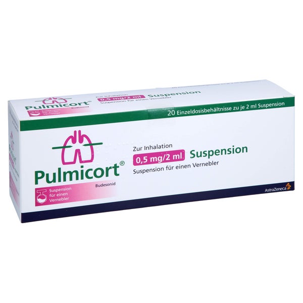 PULMICORT 0,5 mg/2 ml Suspension f.einen Vernebler 20X2 ml