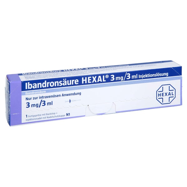 IBANDRONSÄURE HEXAL 3 mg/3 ml Inj.-Lsg.Fertigspr. 1 St