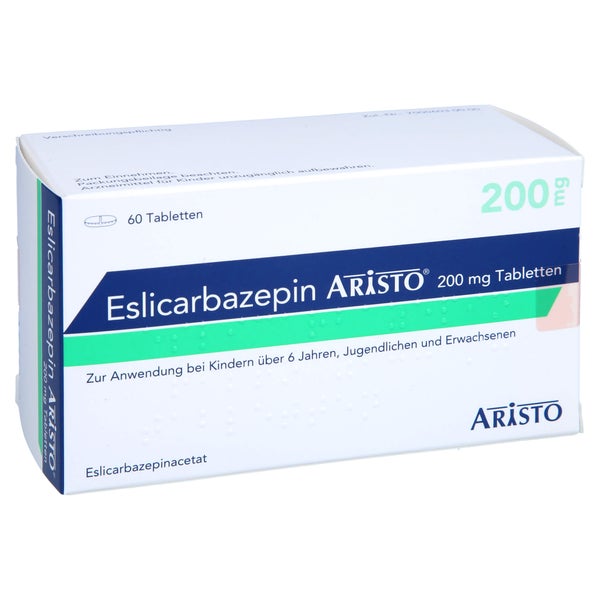 Eslicarbazepin Aristo 200 mg Tabletten 60 St