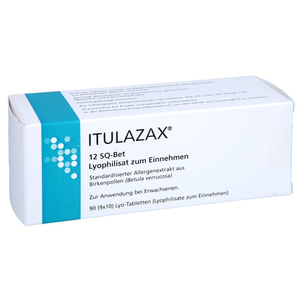 Itulazax 12 Sq-bet Lyophilisat Z.sublingualen Anw. 90 St