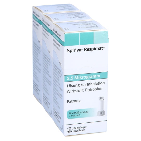 SPIRIVA Respimat 2,5 µg Lsg.z.Inh.Nachfüllpackung 3X4,0 ml