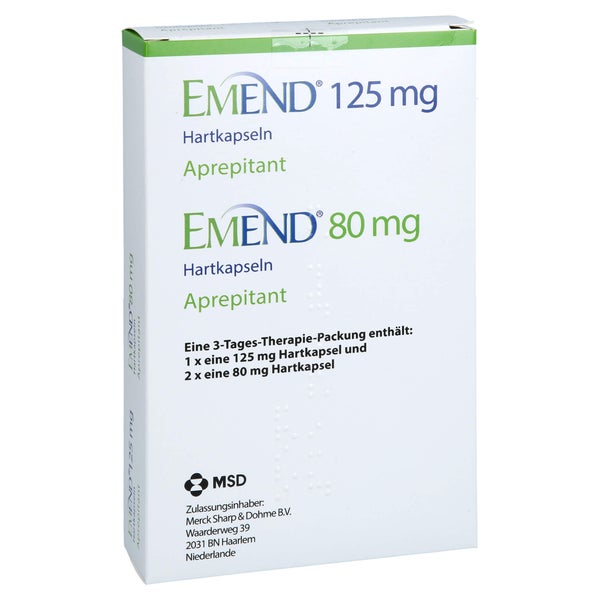 Emend 125 Mg/80 mg Hartkapseln 3 St