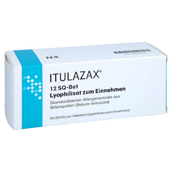 Itulazax 12 Sq-bet Lyophilisat Z.sublingualen Anw. 90 St