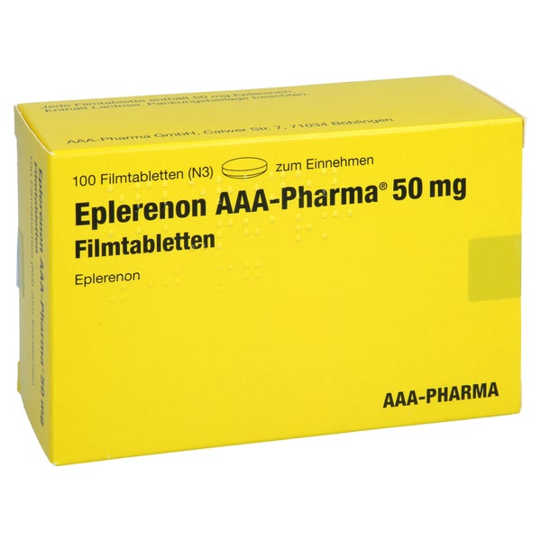 EPLERENON AAA-Pharma 50 mg Filmtabletten 100 St