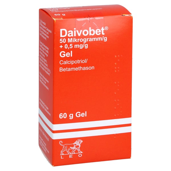 Daivobet 50 Mikrogramm/g + 0,5 Mg/g Gel 60 g