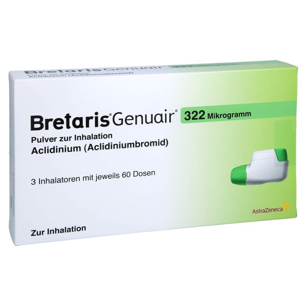 BRETARIS Genuair 322 µg Pulver z.Inhalation 3x60ED 3 St