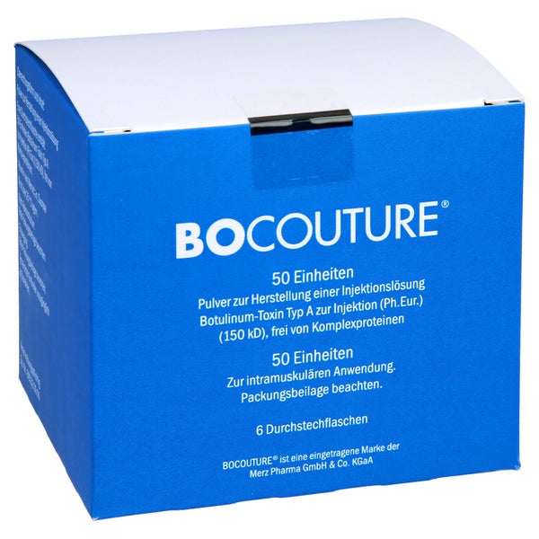 BOCOUTURE 50 Einheiten Pulver z.Herst.e.Inj.-Lsg. 6 St