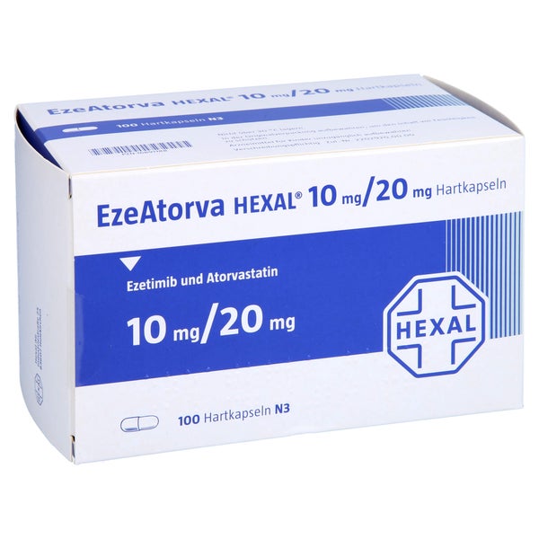 Ezeatorva Hexal 10 mg/20 mg Hartkapseln 100 St