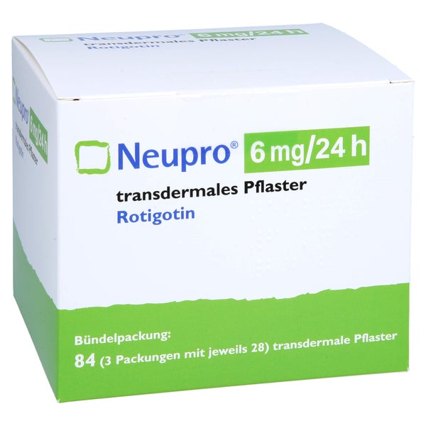 Neupro 6 Mg/24 h transdermale Pflaster 84 St