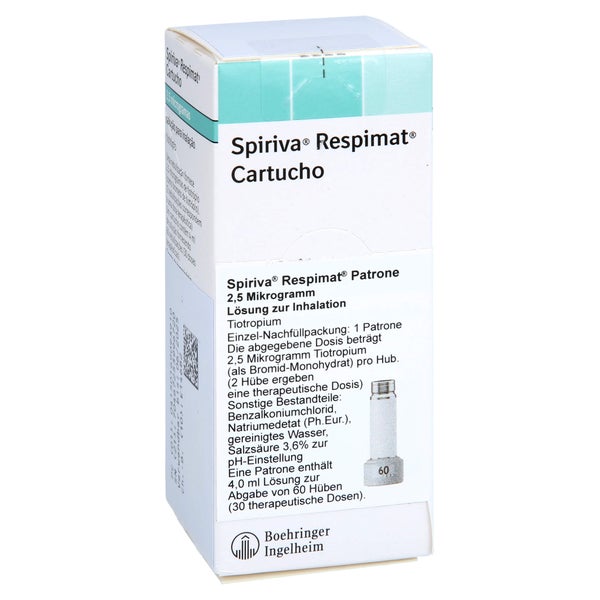 SPIRIVA Respimat 2,5 µg Lsg.z.Inh.Nachfüllpackung 1X4,0 ml