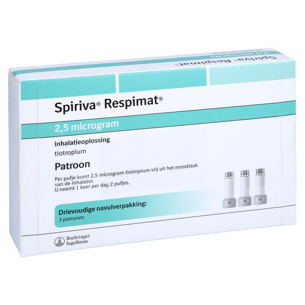 SPIRIVA Respimat 2,5 µg Lsg.z.Inh.Nachfüllpackung 3X4,0 ml